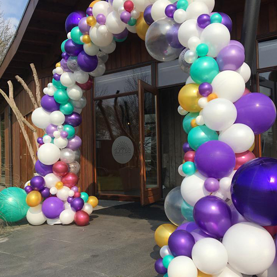 Ballonnen decoratie voor openingen