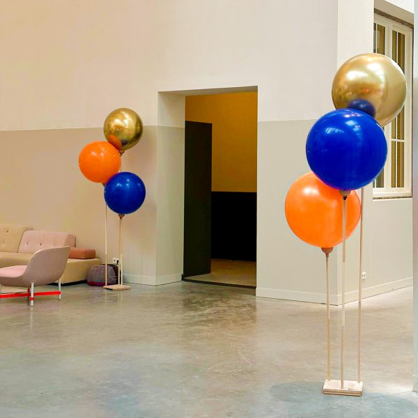 eco stand dela twee Ballonnen decoratie voor promotionele acties